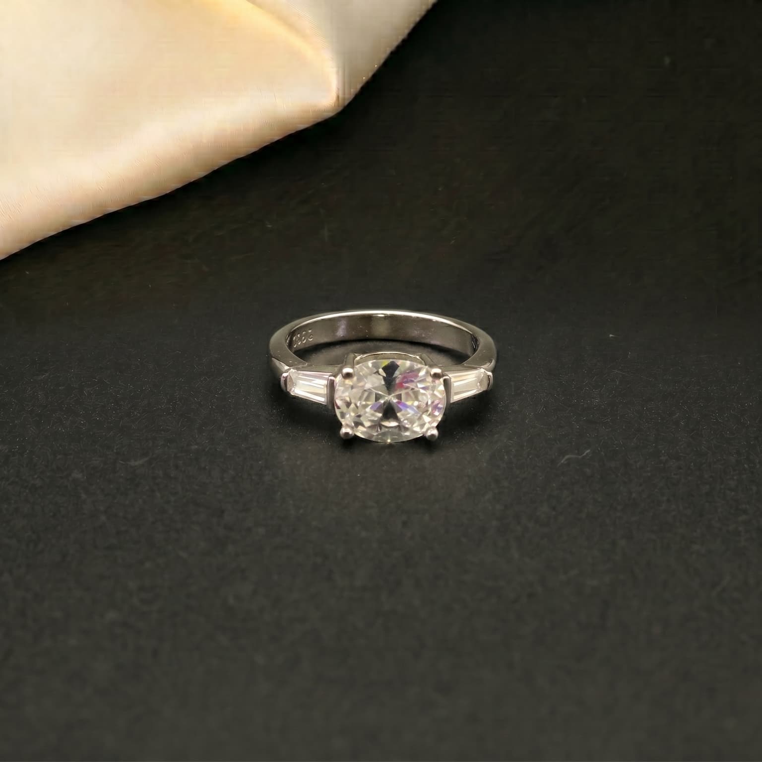 Baguette Trilogy Ring