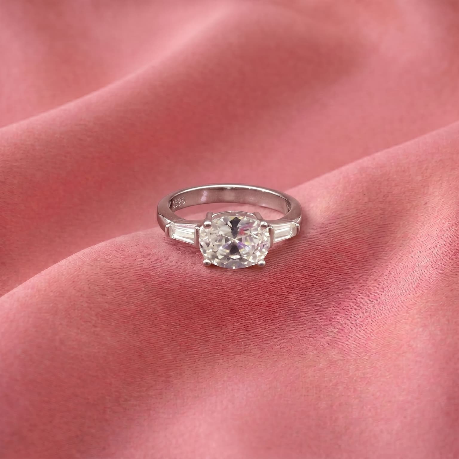 Baguette Trilogy Ring 3