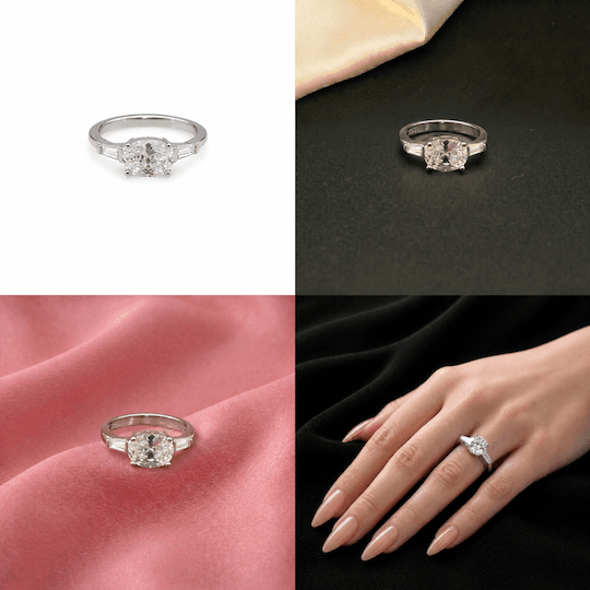 Baguette Trilogy Ring 5