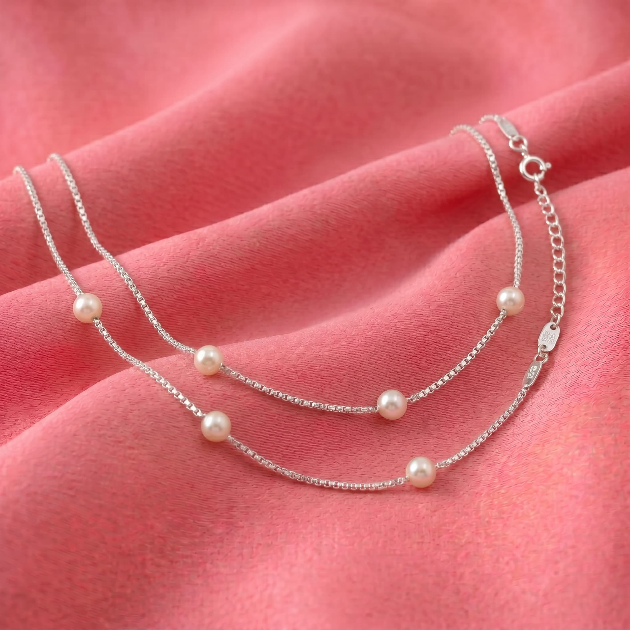 Floating Pearl Station Anklets 3