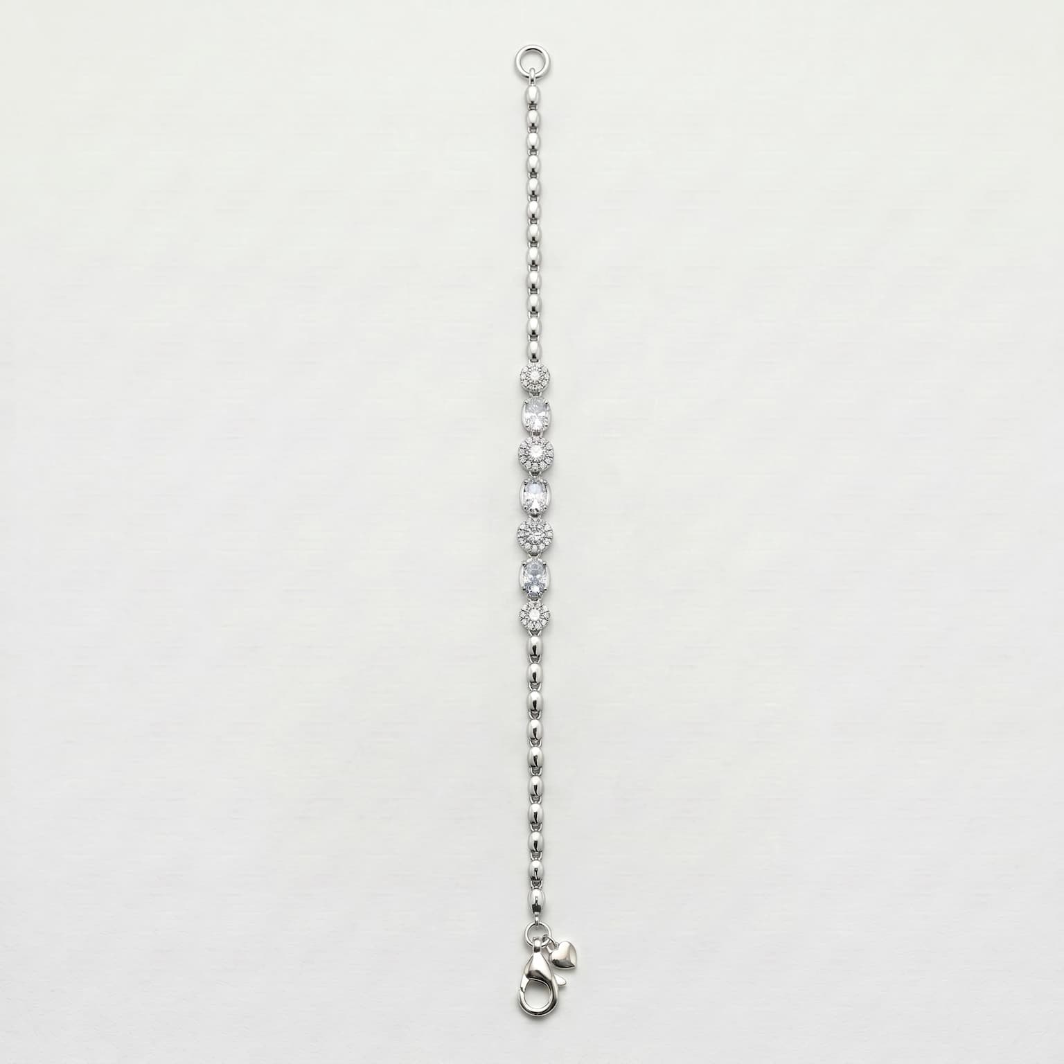 Oval & Cluster Bead Bracelet