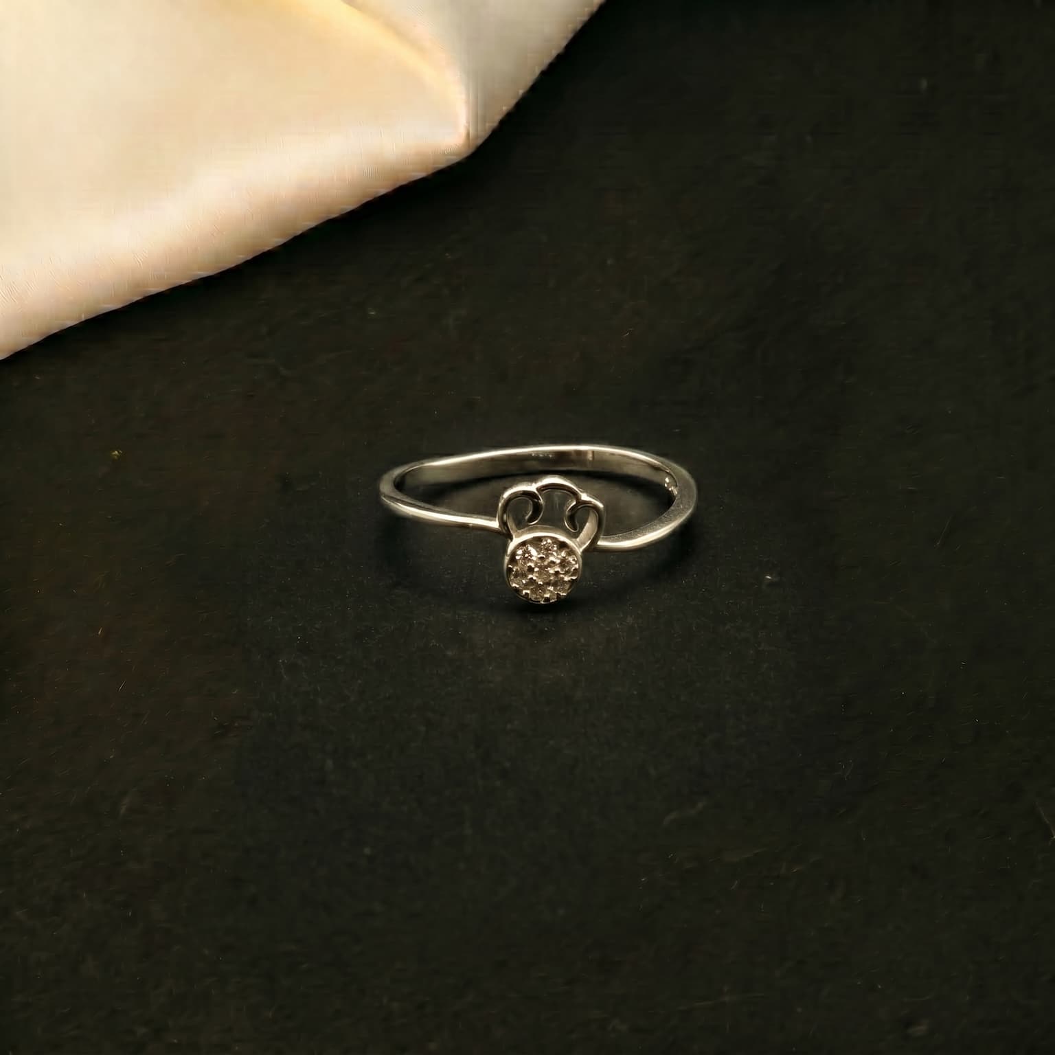Pave Bow Ring 2