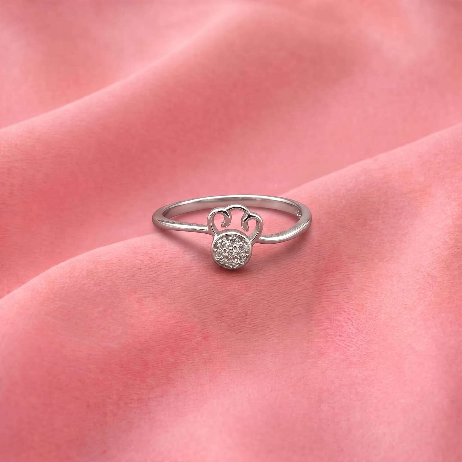 Pave Bow Ring 3