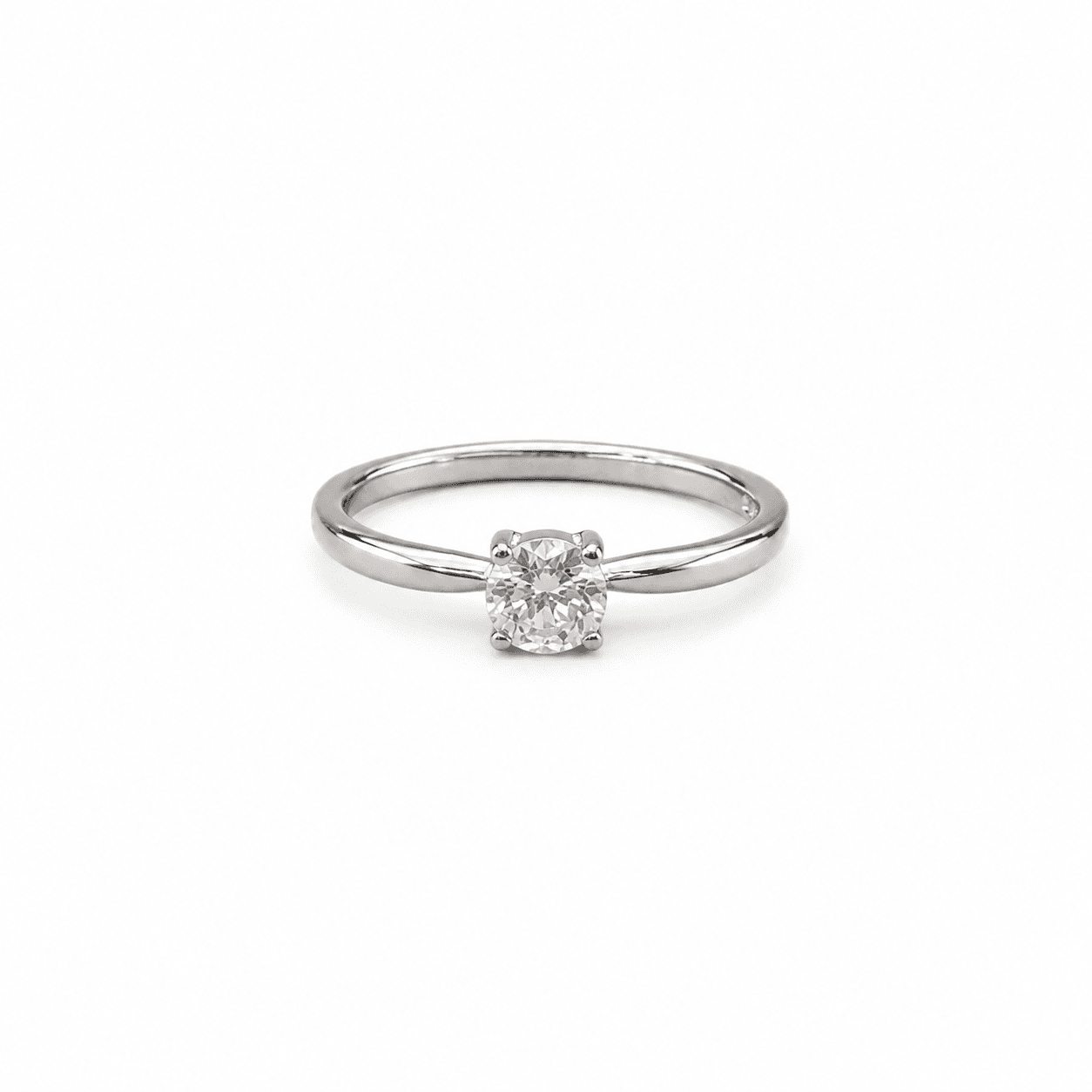 Petite Solitaire Ring