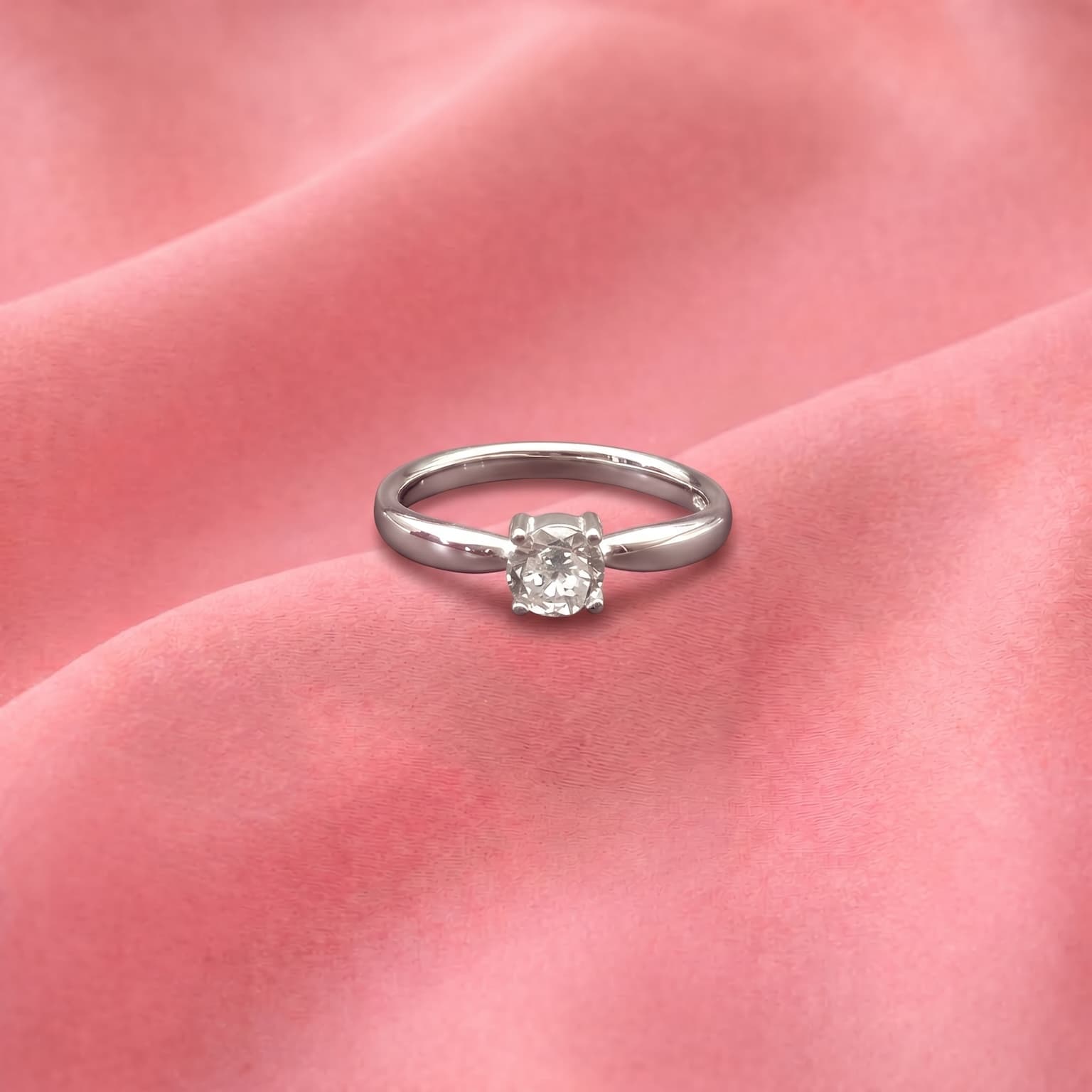 Petite Solitaire Ring 3