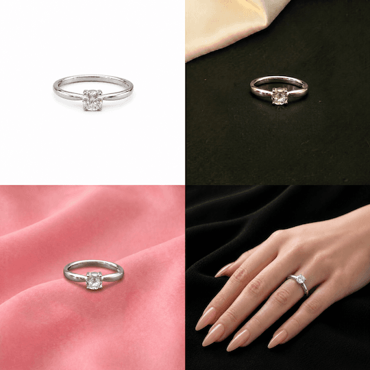 Petite Solitaire Ring 5