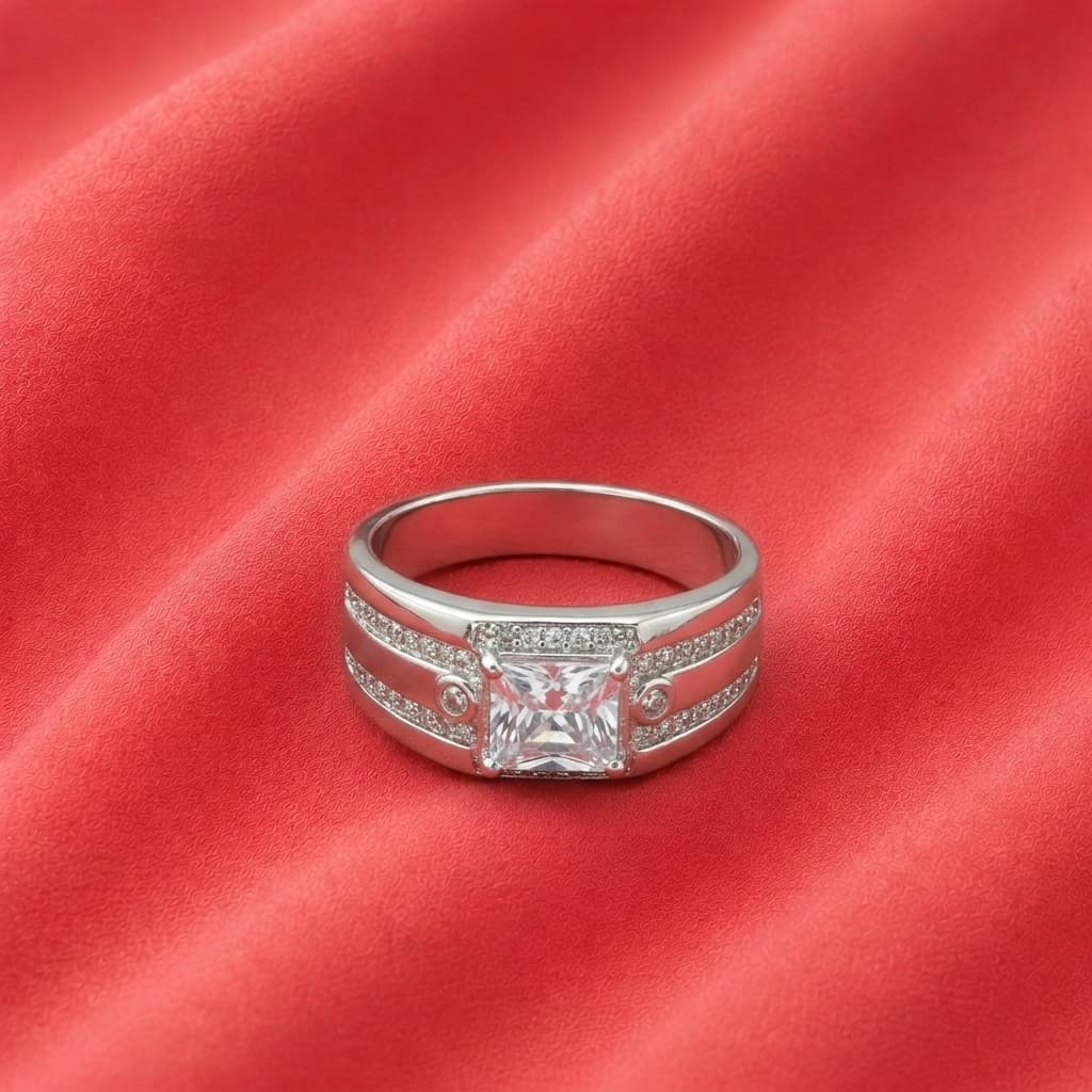 Princess Halo Gents Ring 3