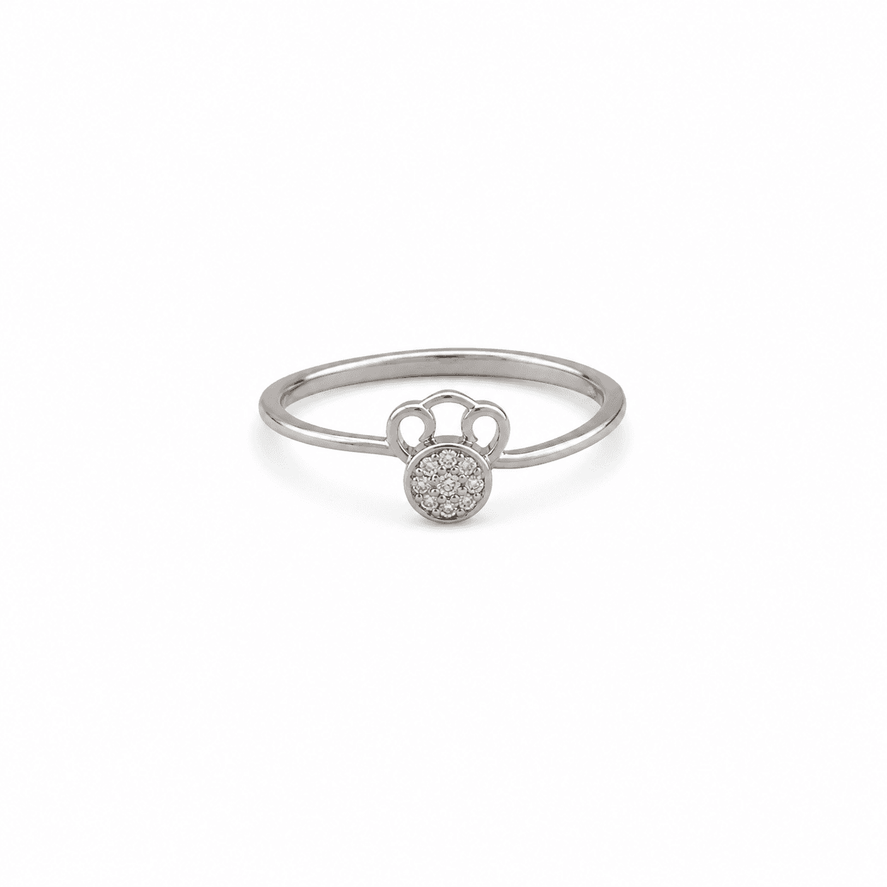 Pave Bow Ring
