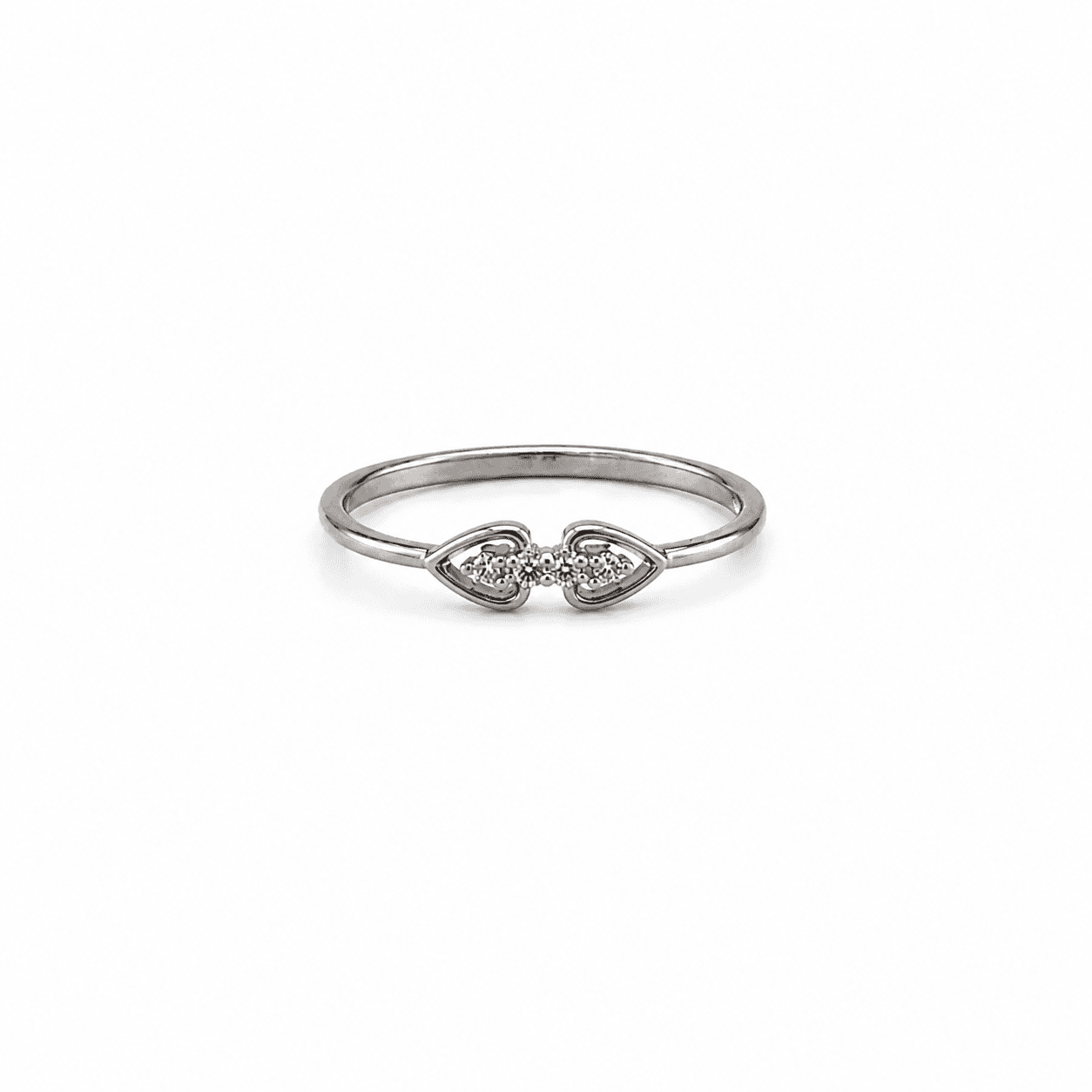 Twin Hearts Ring